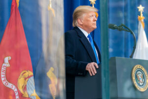 President Donald Trump recently criticized the lack of United Nations’ intervention in international conflicts. By Shealah Craighead, courtesy of https://creativecommons.org/publicdomain/mark/1.0/.